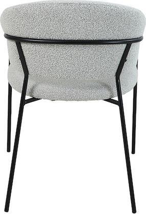 Liberta Connect Πολυθρόνες Τραπεζαρίας με Υφασμάτινη Επένδυση Λευκό Σετ 2τμχ 59x57x82cm 03-0931