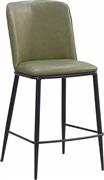 Liberta Couture Σκαμπό Μπαρ με Πλάτη Λαδί Σετ 2τμχ 45.5x53.58x99cm 26-0052