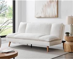 Liberta Cozy Τριθέσιος Καναπές Κρεβάτι Beige 191x103x84cm 70-0357