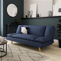 Liberta Cozy Τριθέσιος Καναπές Κρεβάτι Μπλε 191x103cm 01-3370