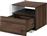 Liberta Doble Κομοδίνο Ξύλινο Καφέ 46x40x43cm 09-2047