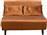 Liberta Falcon Διθέσιος Καναπές Κρεβάτι Camel 121x90cm 01-3328
