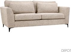 Liberta Forever Τριθέσιος Καναπές Beige 223x96x93cm 71-0403