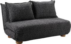 Liberta Futon Διθέσιος Καναπές Κρεβάτι Γκρι-Μαύρο 141x87x76cm 70-0446