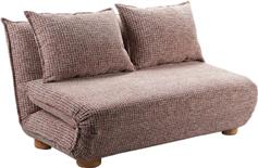Liberta Futon Διθέσιος Καναπές Κρεβάτι Terracotta-Beige 141x87x76cm 70-0445