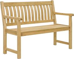 Liberta Garden Παγκάκι Εξωτερικού Χώρου Ξύλινο 120x59.5x88cm 22-0228