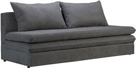Liberta Girasole Τριθέσιος Καναπές Κρεβάτι Ανθρακί 200x87x90cm 71-0226