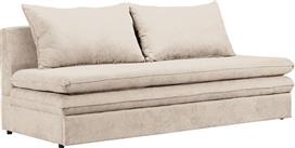 Liberta Girasole Τριθέσιος Καναπές Κρεβάτι Beige 200x87x90cm 71-0227