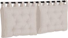 Liberta Hang Κεφαλάρι Κρεβατιού Μαξιλάρι Off White 70x10x50cm Σετ 2τμχ 09-2110
