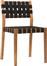 Liberta Hastag Καρέκλα Εξωτερικού Χώρου Ξύλινη Μαύρο 45x46x80cm 22-0186