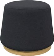 Liberta Jelly Σκαμπό Σαλονιού Γκρι Σκούρο 50x50x42cm 16-0764