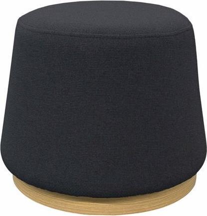 Liberta Jelly Σκαμπό Σαλονιού Γκρι Σκούρο 50x50x42cm 16-0764