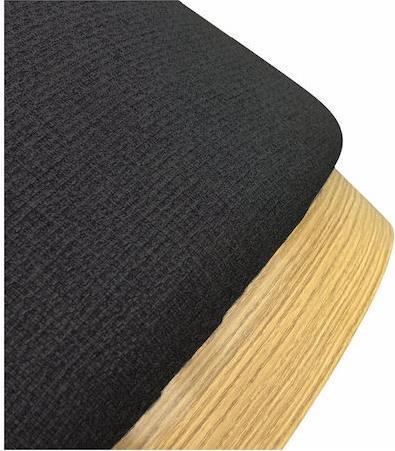 Liberta Jelly Σκαμπό Σαλονιού Γκρι Σκούρο 50x50x42cm 16-0764