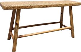 Liberta Kamira Σκαμπό Σαλονιού Ξύλινο Φυσικό 92x28.5x45cm 16-0883