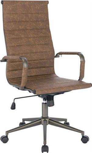 Liberta Καρέκλα Γραφείου με Μπράτσα Avant Coffee Gun 55.5x63xH108-118cm 25-0554