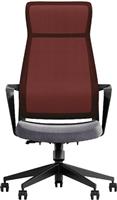 Liberta Καρέκλα Γραφείου με Μπράτσα Opra Bordeaux-Μαύρη 25-0614