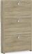 Liberta Ξύλινη Παπουτσοθήκη Carta με 3 Ράφια Sonoma 62x15x100cm 10-0042