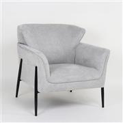 Liberta Lenon Πολυθρόνα Γκρι 83x83x85cm 01-3630