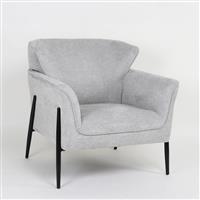 Liberta Lenon Πολυθρόνα Γκρι 83x83x85cm 01-3630