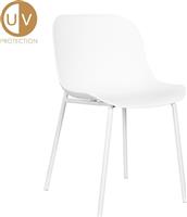 Liberta Ligna Καρέκλες Κουζίνας από Πολυπροπυλένιο Λευκό Σετ 4τμχ 48x55.5x80cm 27-0130