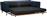 Liberta Lusso Τριθέσιος Καναπές Κρεβάτι Μπλε 218x85x87cm 71-0271