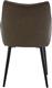 Liberta Malone Καρέκλες Τραπεζαρίας με Υφασμάτινη Επένδυση Μπεζ-Λαδί Σετ 2τμχ 46x61x86.5cm 03-1047