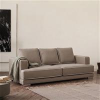 Liberta Mare Τριθέσιος Καναπές Mocca 231x100x91cm 70-0460