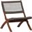 Liberta Mesh Καρέκλα Εξωτερικού Χώρου Ξύλινη Καφέ Antique 78x60x72.5cm 22-0179