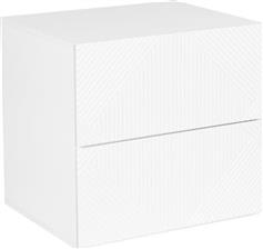 Liberta Mezza Κομοδίνο Ξύλινο Λευκό 55x45x52cm 09-1952