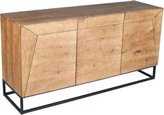Liberta Mingle Μπουφές από Μασίφ Ξύλο & Μέταλλο Καρυδί 160x45x78cm 05-0716