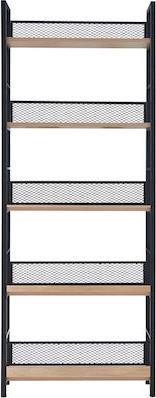 Liberta Nest Βιβλιοθήκη Φυσικό Μαύρο 28-0314