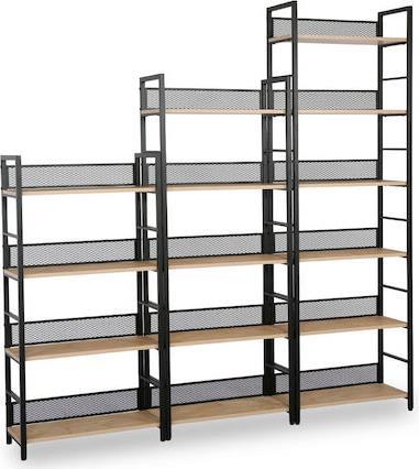 Liberta Nest Βιβλιοθήκη Φυσικό Μαύρο 28-0314