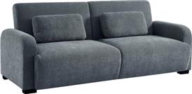 Liberta Nubo Τριθέσιος Καναπές Κρεβάτι Γκρι 213x93x86cm 70-0457