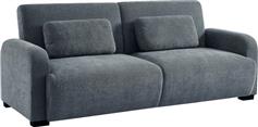 Liberta Nubo Τριθέσιος Καναπές Κρεβάτι Γκρι 213x93x86cm 70-0457