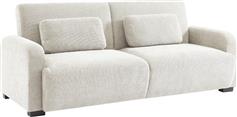 Liberta Nubo Τριθέσιος Καναπές Κρεβάτι Off White 213x93x86cm 70-0455
