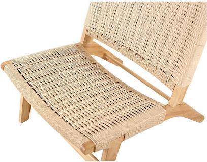 Liberta Oma Πολυθρόνα Φυσικό 63x70.5x75.5cm Σετ 2τμχ 01-3276