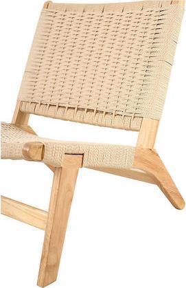 Liberta Oma Πολυθρόνα Φυσικό 63x70.5x75.5cm Σετ 2τμχ 01-3276