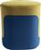 Liberta Packman Σκαμπό Σαλονιού Επενδυμένο με Ύφασμα Μπλε Σετ 2τμχ 40x36x45cm 16-0391