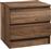 Liberta Polo Κομοδίνο Ξύλινο Καρυδί 45x35.5x45cm 09-1793