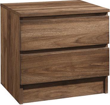 Liberta Polo Κομοδίνο Ξύλινο Καρυδί 45x35.5x45cm 09-1793