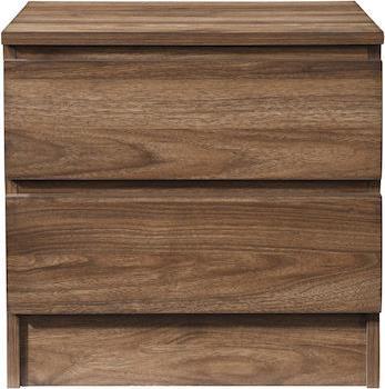 Liberta Polo Κομοδίνο Ξύλινο Καρυδί 45x35.5x45cm 09-1793