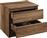 Liberta Polo Κομοδίνο Ξύλινο Καρυδί 45x35.5x45cm 09-1793