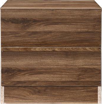 Liberta Polo Κομοδίνο Ξύλινο Καρυδί 45x35.5x45cm 09-1793