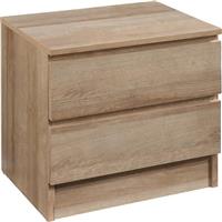 Liberta Polo Κομοδίνο Ξύλινο Oak 45x35.5x45cm 09-1789