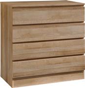 Liberta Polo Συρταριέρα Κρεβατοκάμαρας Ξύλινη Oak 76x40x81cm 09-1788