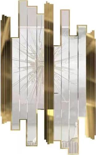 Liberta Rayas Καθρέπτης Τοίχου Ολόσωμος με Χρυσό Γυάλινο Πλαίσιο 120x80cm 11-0442