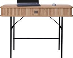 Liberta Rolling Κονσόλα από Ξύλο & Μέταλλο Sonoma Μ108xΠ52xΥ77cm 05-0756