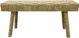 Liberta Rope Σκαμπό Σαλονιού Rattan Φυσικό Σετ 2τμχ 94.5x29.5x45cm 16-0886