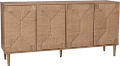 Liberta Sisal Μπουφές Ξύλινος Φυσικό 160x39x78.5cm 05-0828