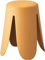 Liberta Σκαμπό Εξωτερικού Χώρου απο Πολυπροπυλένιο Tulip Yellow 6τμχ 30x30x46cm 16-0668